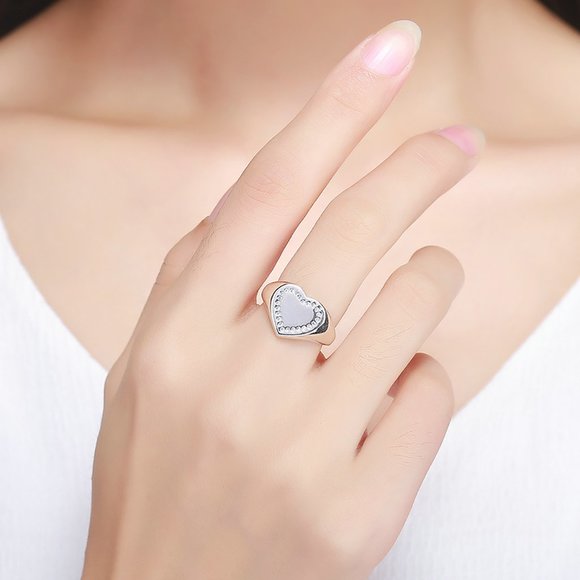 New 925 silver ring, sterling silver jewelry for woman, size 6-8 - Picture 2 of 8